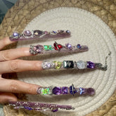 Handmade heavy drill full luxury extra long 10cm nails